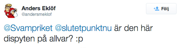 Är dispyten på allvar?