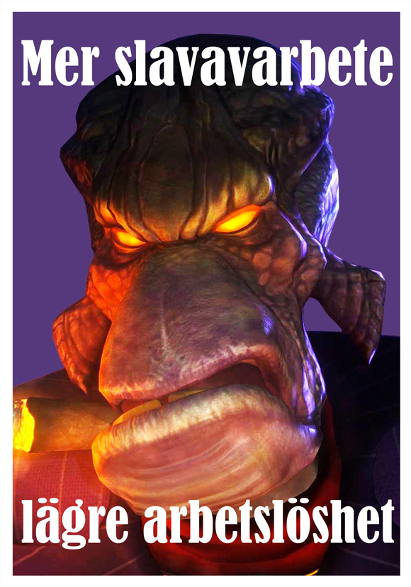 Mer slavarbete lägre arbetslöshet