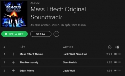 Mass Effect är i alla fall ett av spelen jag kan njuta av musiken till